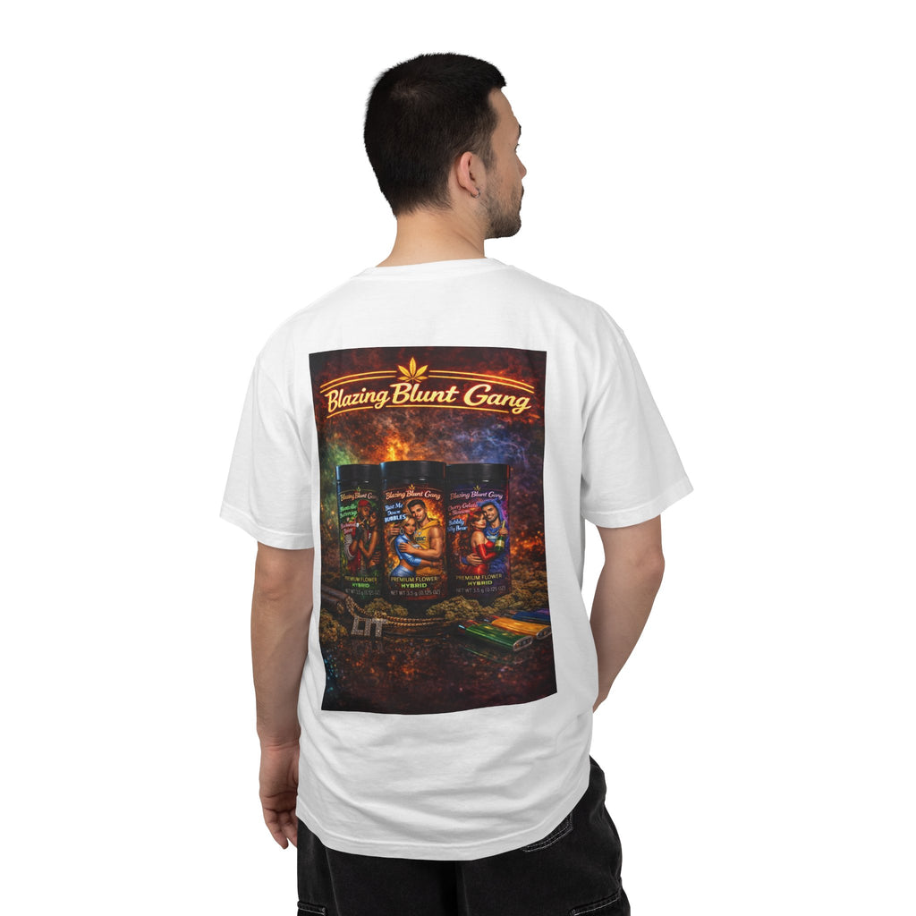 Blazing Blunt Gang Graphic T‑Shirt — “High & Sexy” Retro Smoking Art Tee